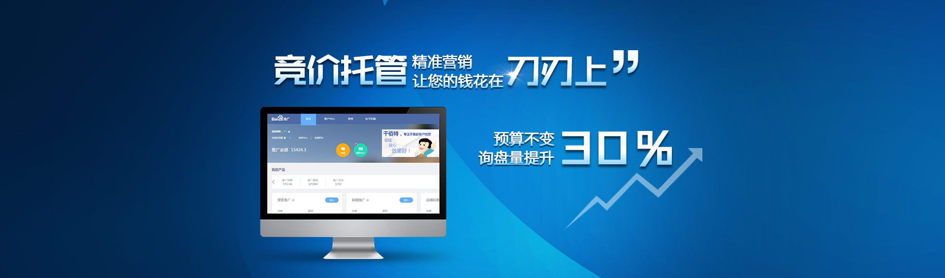 競價托管，精準(zhǔn)營銷讓您的錢花在刀刃上